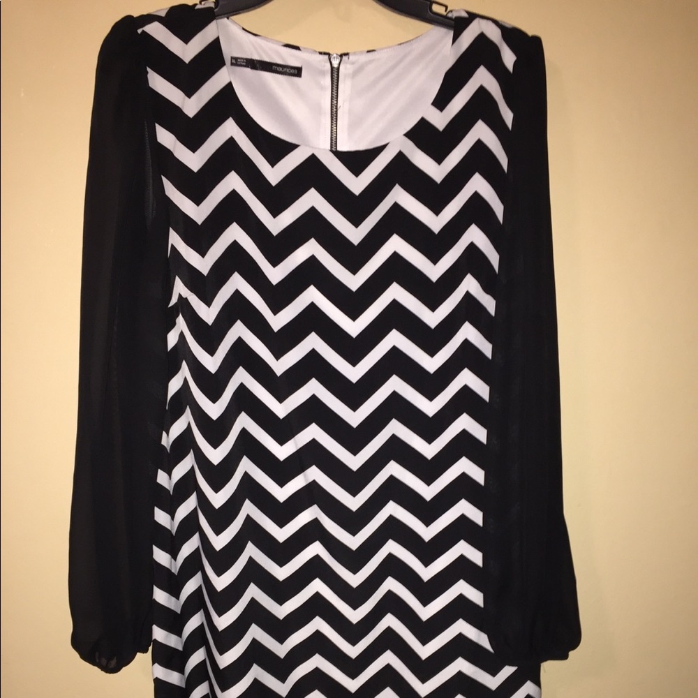 Black and White Dress